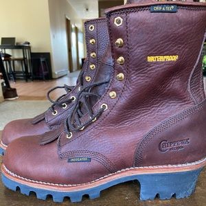 Chippewa Men's Insulated Waterproof 8” Logger Boot